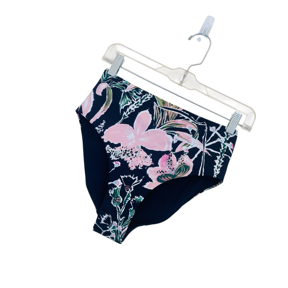 Vineyard Vines Pink and Navy Bikini Bottom